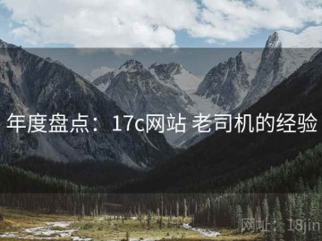 年度盘点：17c网站 老司机的经验