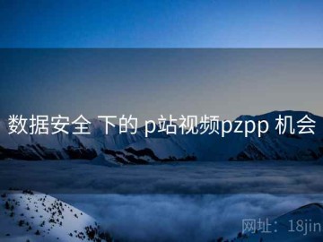 数据安全 下的 p站视频pzpp 机会