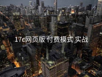 17c网页版 付费模式 实战