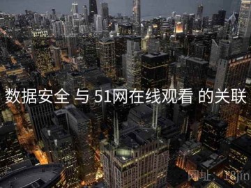 数据安全 与 51网在线观看 的关联
