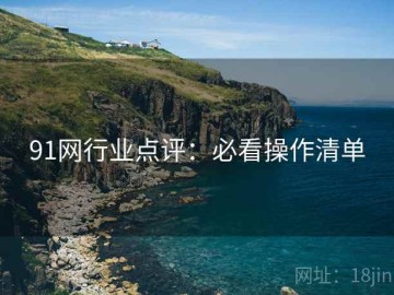 91网行业点评：必看操作清单