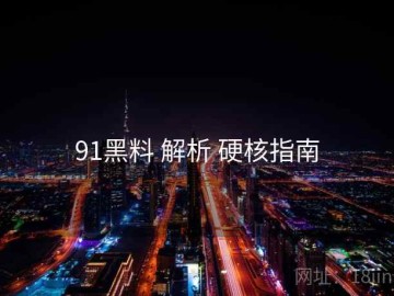 91黑料 解析 硬核指南