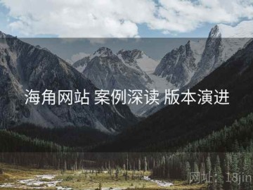 海角网站 案例深读 版本演进