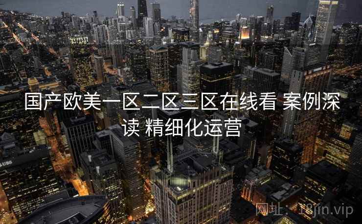 国产欧美一区二区三区在线看 案例深读 精细化运营