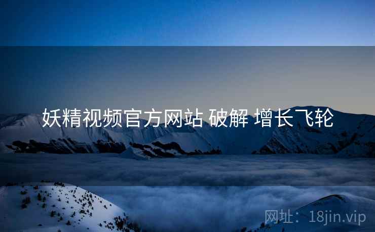 妖精视频官方网站 破解 增长飞轮