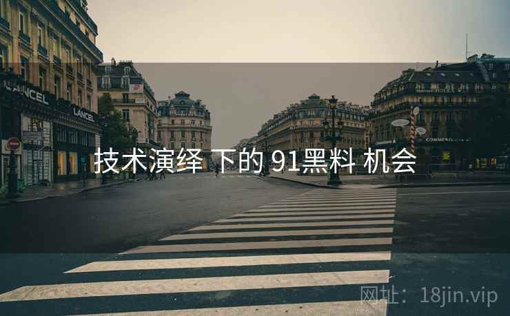 技术演绎 下的 91黑料 机会