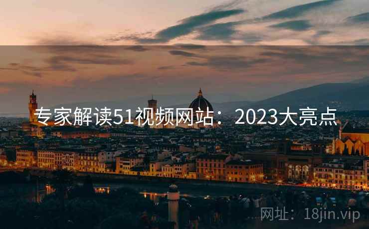 专家解读51视频网站：2023大亮点